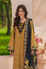 Rang Rasiya Premium Embroidered Lawn Unstitched 3Pc Suit - MAHI