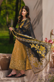 Rang Rasiya Premium Embroidered Lawn Unstitched 3Pc Suit - MAHI
