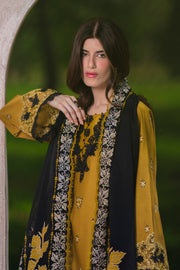 Rang Rasiya Premium Embroidered Lawn Unstitched 3Pc Suit - MAHI