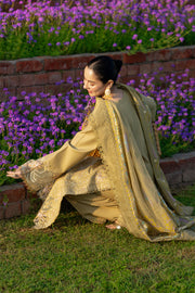 Rang Rasiya Premium Embroidered Lawn Unstitched 3Pc Suit - RAHA