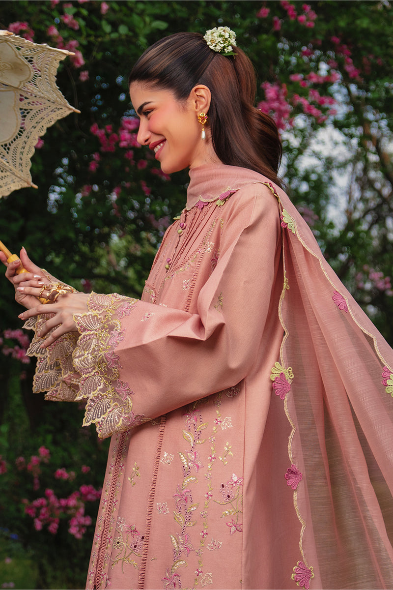 Rang Rasiya Premium Embroidered Lawn Unstitched 3Pc Suit - RANIA