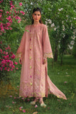 Rang Rasiya Premium Embroidered Lawn Unstitched 3Pc Suit - RANIA