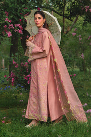 Rang Rasiya Premium Embroidered Lawn Unstitched 3Pc Suit - RANIA