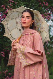 Rang Rasiya Premium Embroidered Lawn Unstitched 3Pc Suit - RANIA