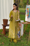 Rang Rasiya Premium Embroidered Lawn Unstitched 3Pc Suit - HAYA