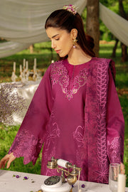 Rang Rasiya Premium Embroidered Lawn Unstitched 3Pc Suit - ZAHA