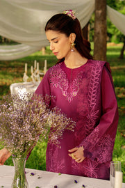 Rang Rasiya Premium Embroidered Lawn Unstitched 3Pc Suit - ZAHA