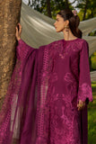 Rang Rasiya Premium Embroidered Lawn Unstitched 3Pc Suit - ZAHA