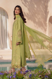 Rang Rasiya Premium Embroidered Lawn Unstitched 3Pc Suit - NADINE