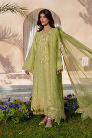 Rang Rasiya Premium Embroidered Lawn Unstitched 3Pc Suit - NADINE