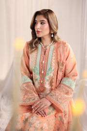 Rang Rasiya Nova Embroidered Lawn Unstitched 3Pc Suit - Cecilia