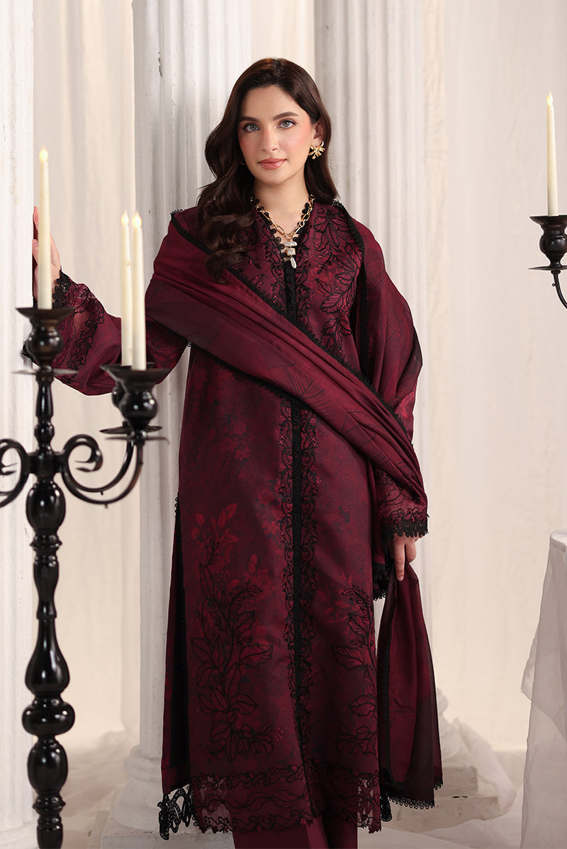 Rang Rasiya Nova Embroidered Lawn Unstitched 3Pc Suit - Alara