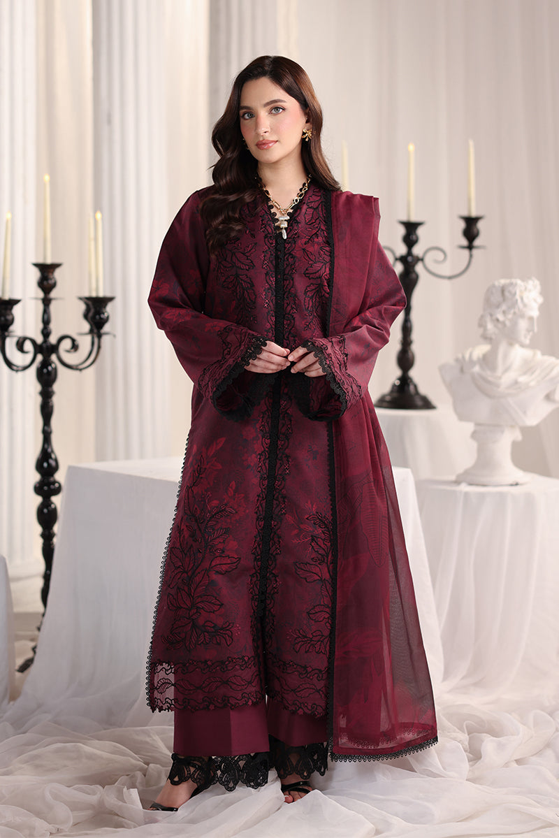 Rang Rasiya Nova Embroidered Lawn Unstitched 3Pc Suit - Alara