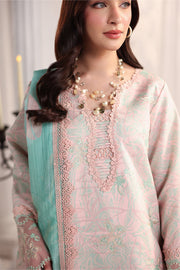 Rang Rasiya Nova Embroidered Lawn Unstitched 3Pc Suit - Emilia