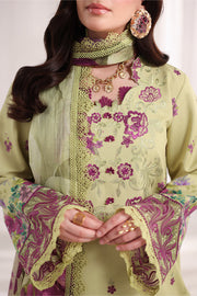 Rang Rasiya Nova Embroidered Lawn Unstitched 3Pc Suit - Elena