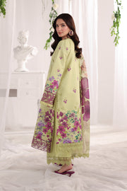 Rang Rasiya Nova Embroidered Lawn Unstitched 3Pc Suit - Elena