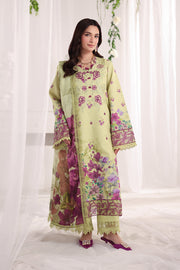 Rang Rasiya Nova Embroidered Lawn Unstitched 3Pc Suit - Elena