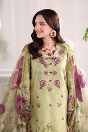 Rang Rasiya Nova Embroidered Lawn Unstitched 3Pc Suit - Elena
