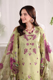 Rang Rasiya Nova Embroidered Lawn Unstitched 3Pc Suit - Elena