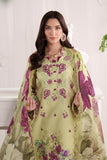 Rang Rasiya Nova Embroidered Lawn Unstitched 3Pc Suit - Elena
