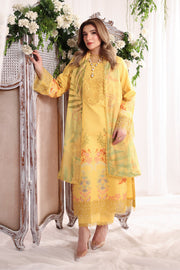 Rang Rasiya Nova Embroidered Lawn Unstitched 3Pc Suit - Aurora
