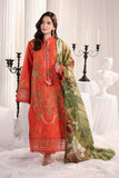 Rang Rasiya Nova Embroidered Lawn Unstitched 3Pc Suit - Seline
