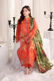 Rang Rasiya Nova Embroidered Lawn Unstitched 3Pc Suit - Seline