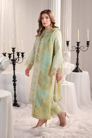 Rang Rasiya Nova Embroidered Lawn Unstitched 3Pc Suit - Viola