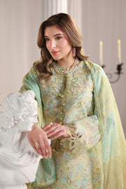 Rang Rasiya Nova Embroidered Lawn Unstitched 3Pc Suit - Viola