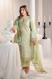 Rang Rasiya Nova Embroidered Lawn Unstitched 3Pc Suit - Viola
