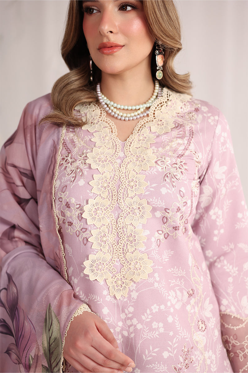 Rang Rasiya Nova Embroidered Lawn Unstitched 3Pc Suit - Isabella