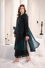 Rang Rasiya Nova Embroidered Lawn Unstitched 3Pc Suit - Defne