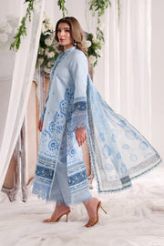 Rang Rasiya Nova Embroidered Lawn Unstitched 3Pc Suit - Ariana