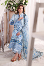 Rang Rasiya Nova Embroidered Lawn Unstitched 3Pc Suit - Ariana
