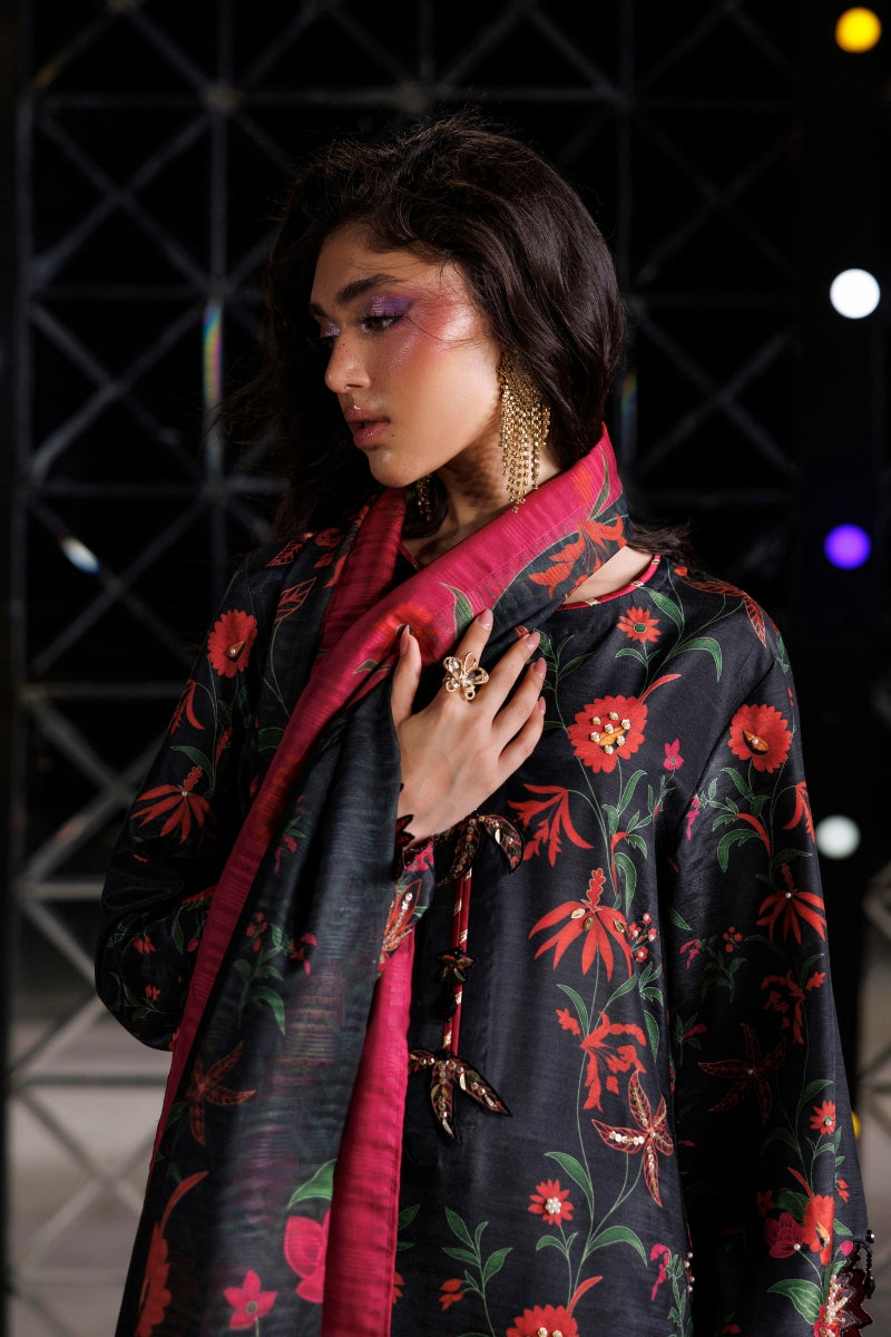 Rang Rasiya Luxe Silk Embroidered Silk Unstitched 3Pc Suit - Tresor