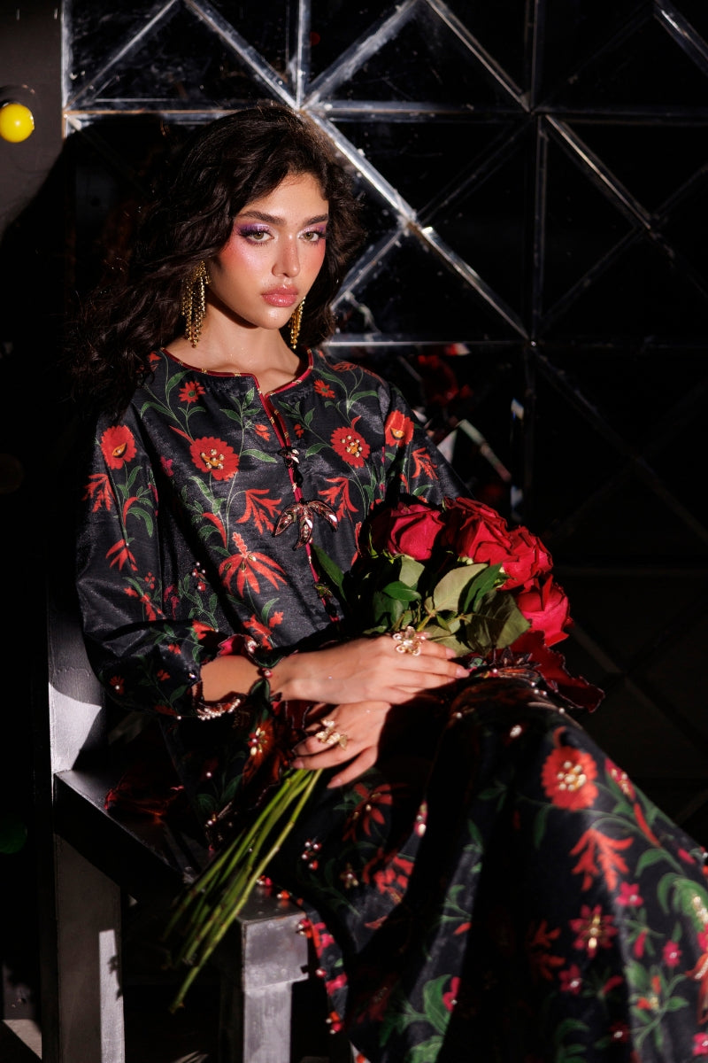 Rang Rasiya Luxe Silk Embroidered Silk Unstitched 3Pc Suit - Tresor