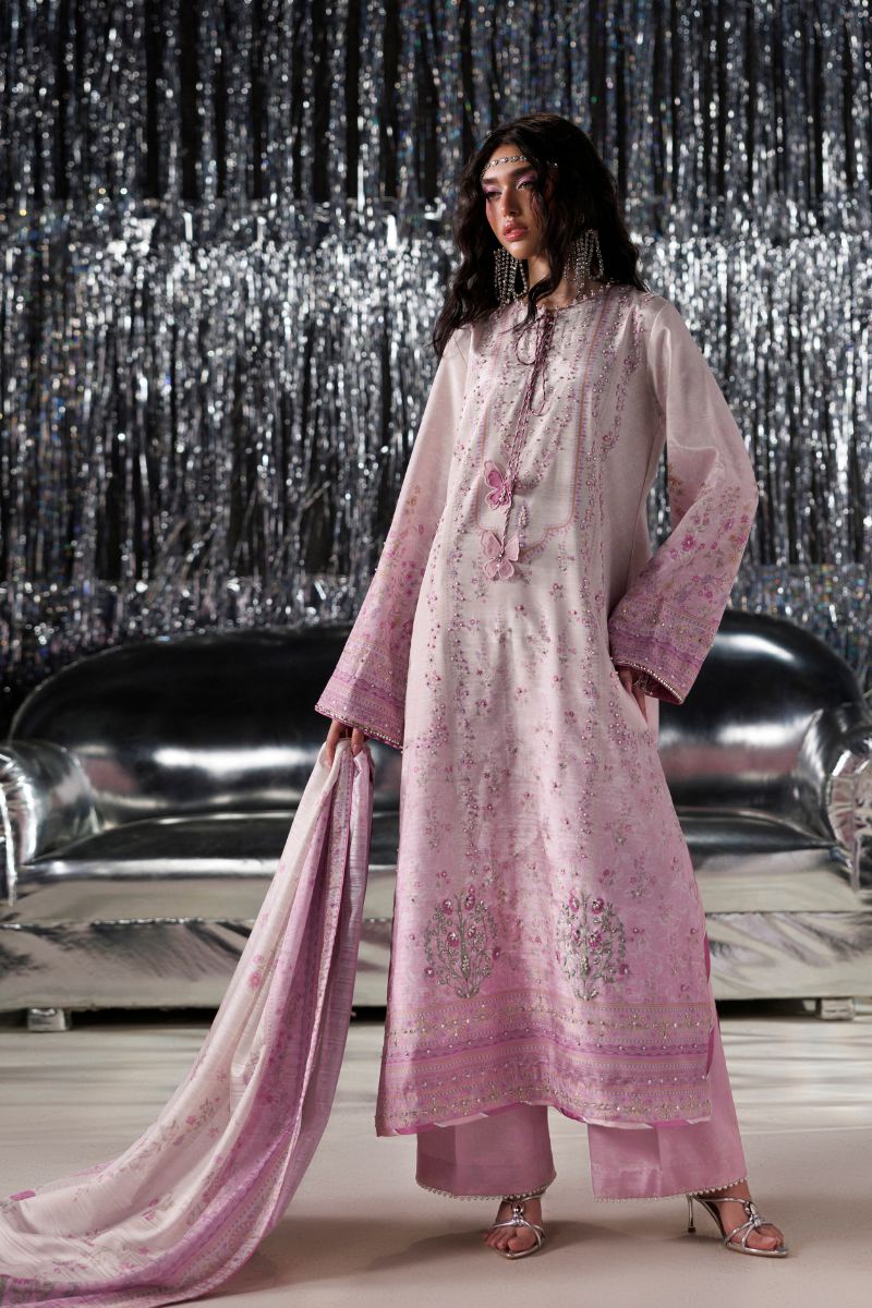 Rang Rasiya Luxe Silk Embroidered Silk Unstitched 3Pc Suit - Cherie