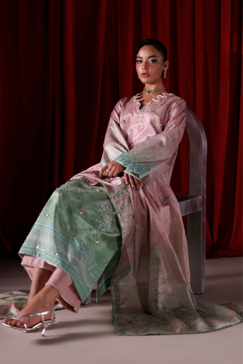 Rang Rasiya Luxe Silk Embroidered Silk Unstitched 3Pc Suit - Zelie