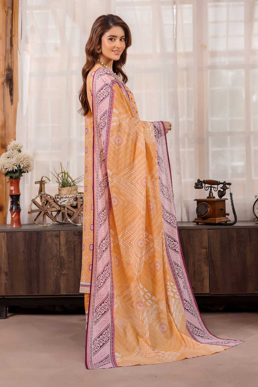 Safwa Smile Vol-02 Embroidered Lawn Unstitched 3Pc Suit RRY-99