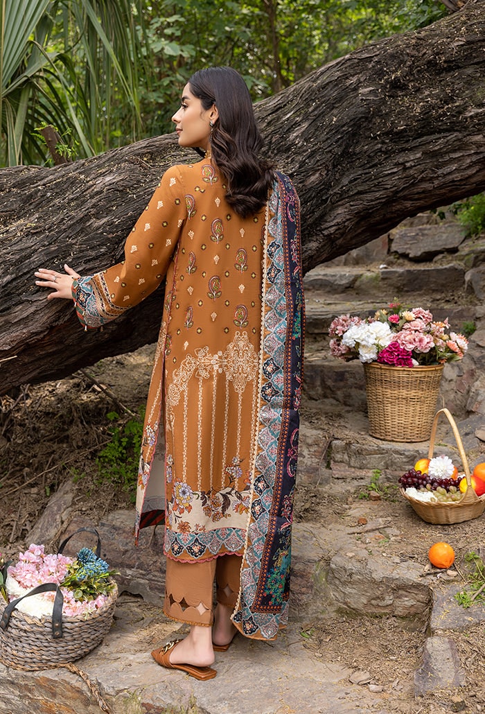 Iris by Humdum Embroidered Lawn Unstitched 3 Piece Suit RS-01