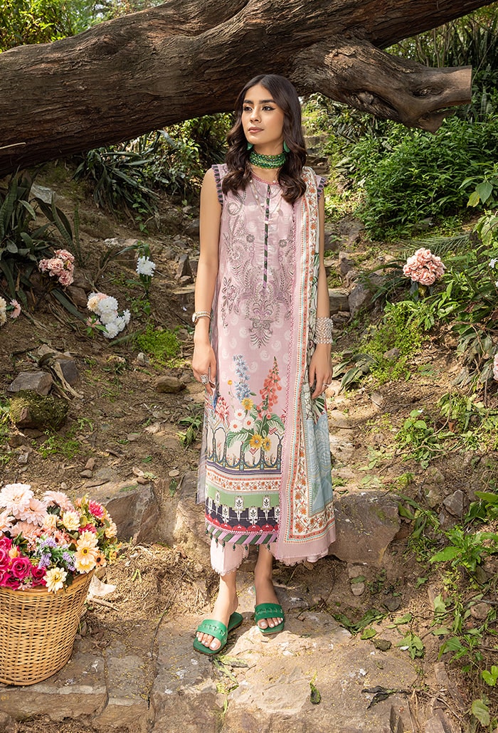 Iris by Humdum Embroidered Lawn Unstitched 3 Piece Suit RS-02