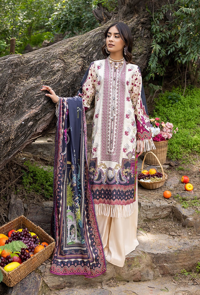 Humdum Collection Iris by Humdum Embroidered Lawn Unstitched 3 Piece Suit RS-04