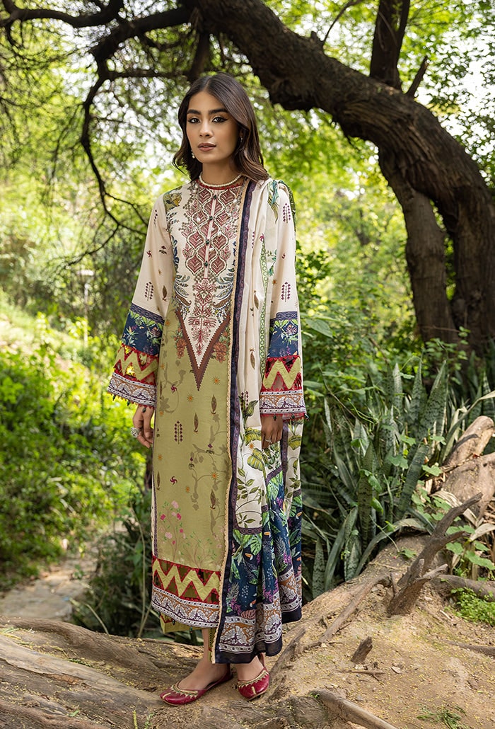Iris by Humdum Embroidered Lawn Unstitched 3 Piece Suit RS-05