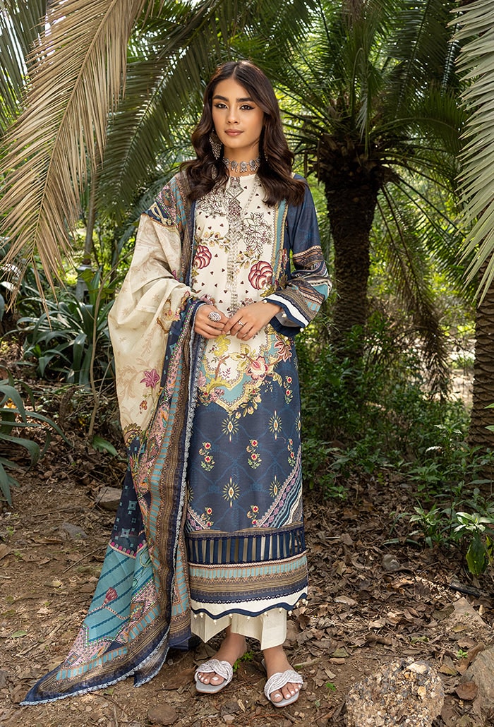 Humdum Collection Iris by Humdum Embroidered Lawn Unstitched 3 Piece Suit RS-08