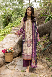 Iris by Humdum Embroidered Lawn Unstitched 3 Piece Suit RS-09