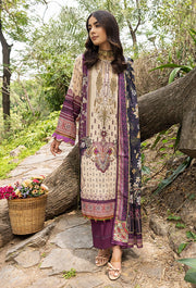 Iris by Humdum Embroidered Lawn Unstitched 3 Piece Suit RS-09
