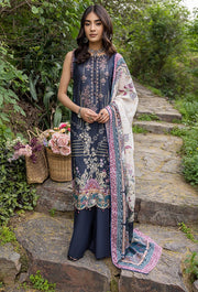 Iris by Humdum Embroidered Lawn Unstitched 3 Piece Suit RS-10