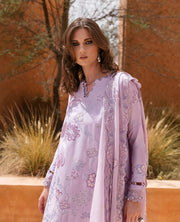Republic Womenswear Rezene Unstitched Lawn 3Pc Suit RSL23-D6-A