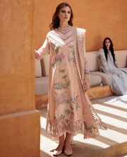 Republic Womenswear Rezene Unstitched Lawn 3Pc Suit RSL23-D8-A