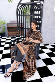Regalia Textiles Rung-e-Sung Unstitched Cotail Linen 3Pc Suit RSPV-04